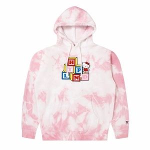 Hello Kitty x Hypland Blocks hoodie tye dye